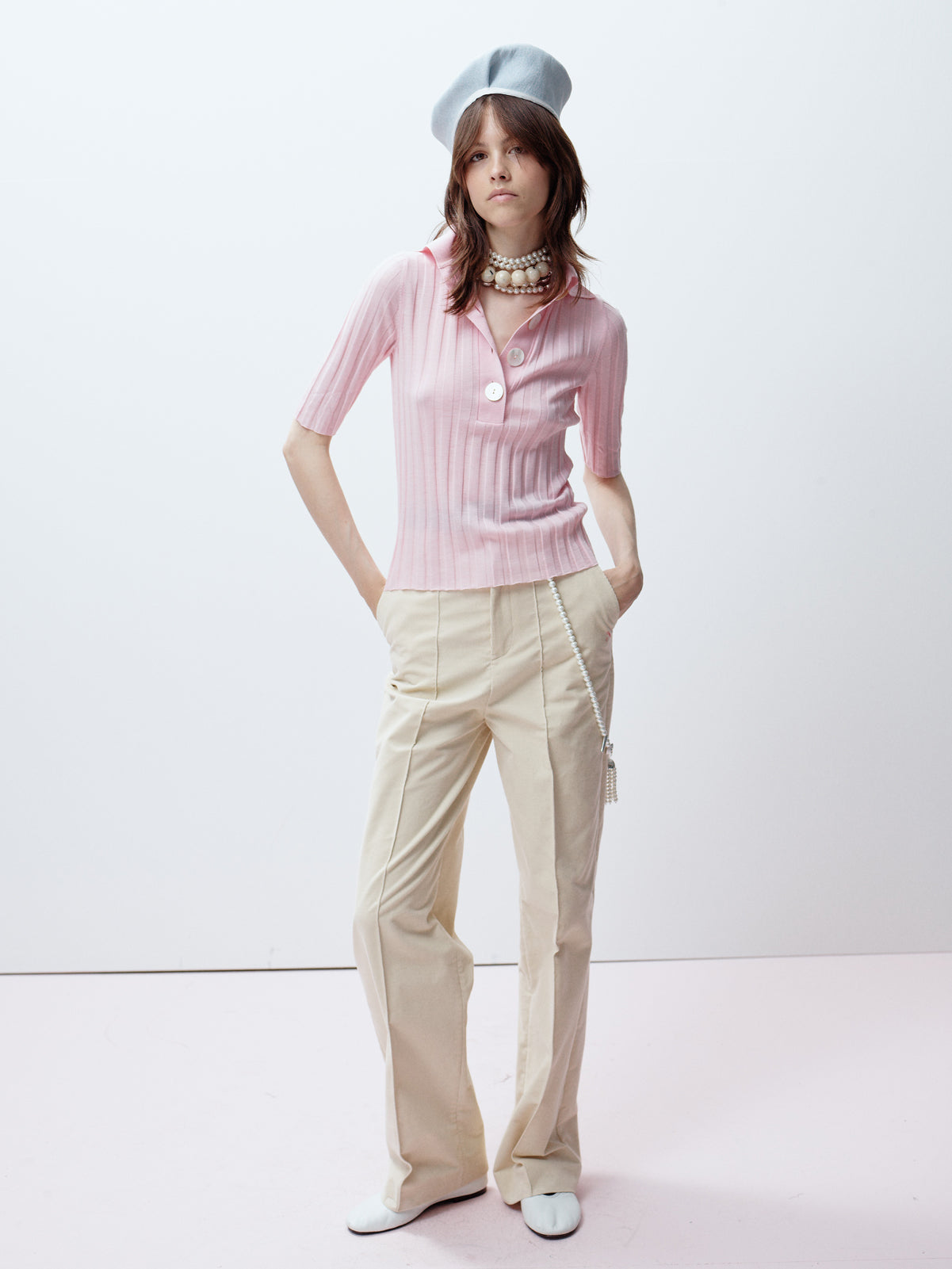 Bianca High Waist Corduroy Pants